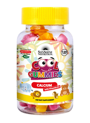 Sunshine Nutrition Calcium With D3 Cool Gummies Dietary Supplement, 120 Gummies