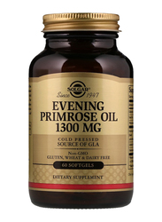 Solgar Evening Primrose Oil Dietary Supplement, 1300mg, 60 Softgels