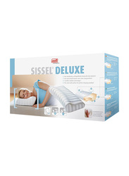Sissel Deluxe Orthopedic Pillow Including Pillow Cover, 15cm, Grey/White