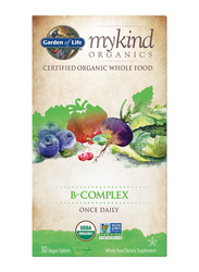 Garden of Life Mykind Organics B-Complex Once Daily, 30 Vegan Tablets