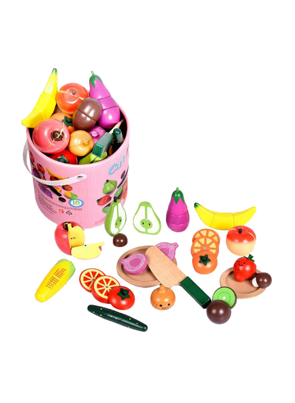 

Wooden Fruit Cutting Set, 18 Pieces, Ages 3+