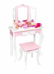 Dressing Table with Pink Accessories, 14 Pieces, Ages 3+