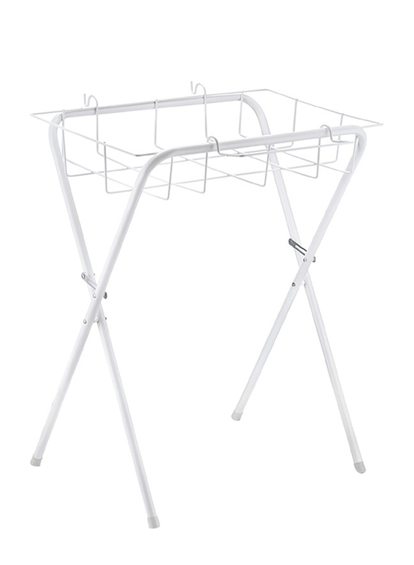 Babyjem Big Bath Stand, Newborn, White