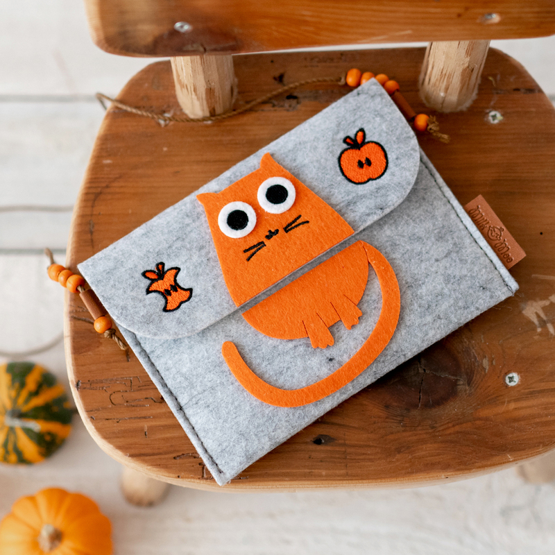 Milk & Moo Tombish Cat Kids Shoulder Bag, Special Design, Cross body and Handbag for Girls, Multicolour
