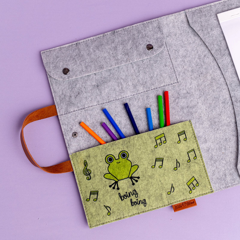 Milk & Moo Frog Activity Bag for Toddlers, Early Educational Learning for Basic Skills, 1-7 Year, Multicolour