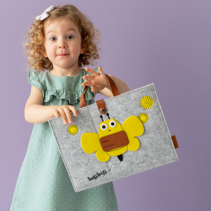 Milk & Moo Bee Activity Bag for Toddlers, Early Educational Learning for Basic Skills, 1-7 Year, Multicolour