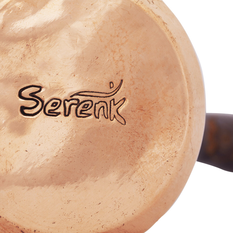 Serenk 250ml Copper Coffee Pot, 16.5x6.4x7.4 cm, Copper/Brown