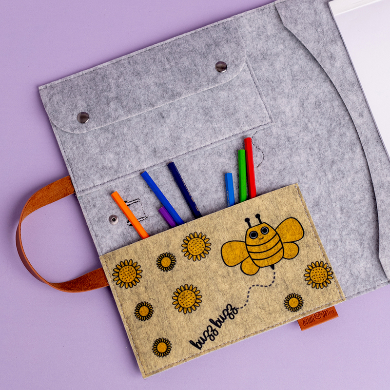 Milk & Moo Bee Activity Bag for Toddlers, Early Educational Learning for Basic Skills, 1-7 Year, Multicolour