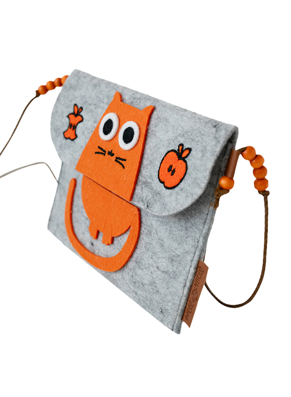 Milk & Moo Tombish Cat Kids Shoulder Bag, Special Design, Cross body and Handbag for Girls, Multicolour