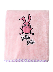 Milk & Moo Chancing Baby Blanket, 100% Oeko-Text Certified, Pink