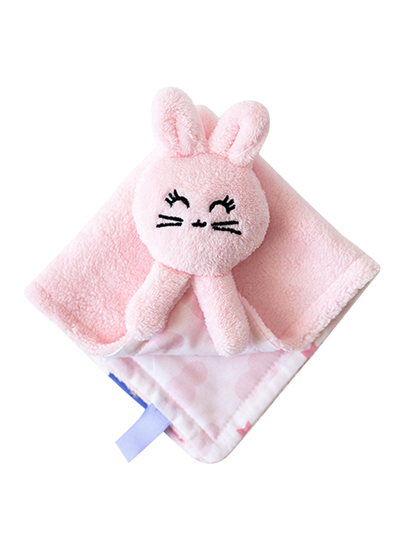 Milk & Moo Chancin Security Baby Blanket, Pink