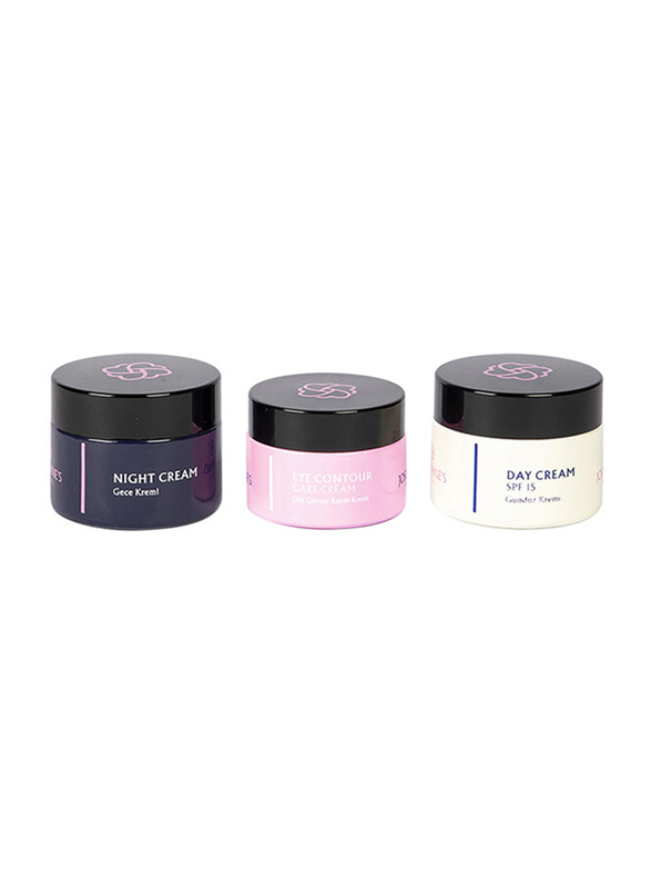 Josephine's Roses Facial Cream Set, 3-Pieces