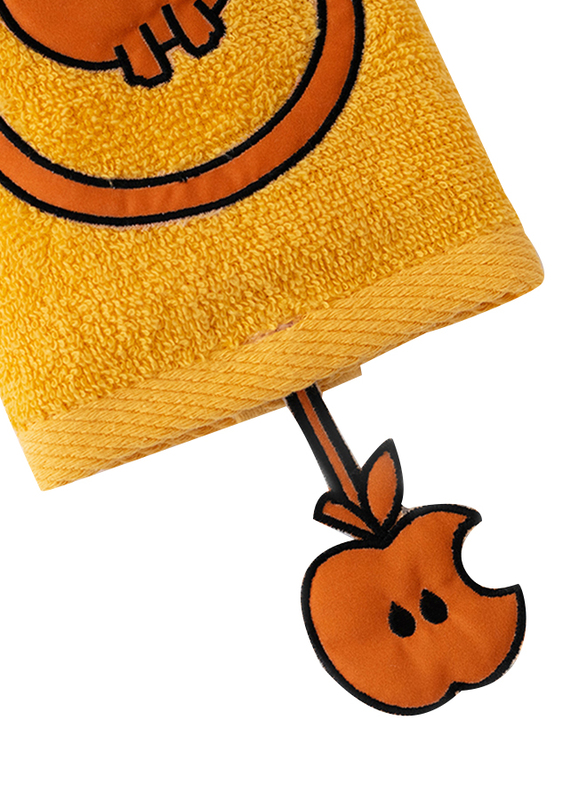 Milk & Moo 2-Pieces Tombish Cat Baby Towels Set, Orange/Brown