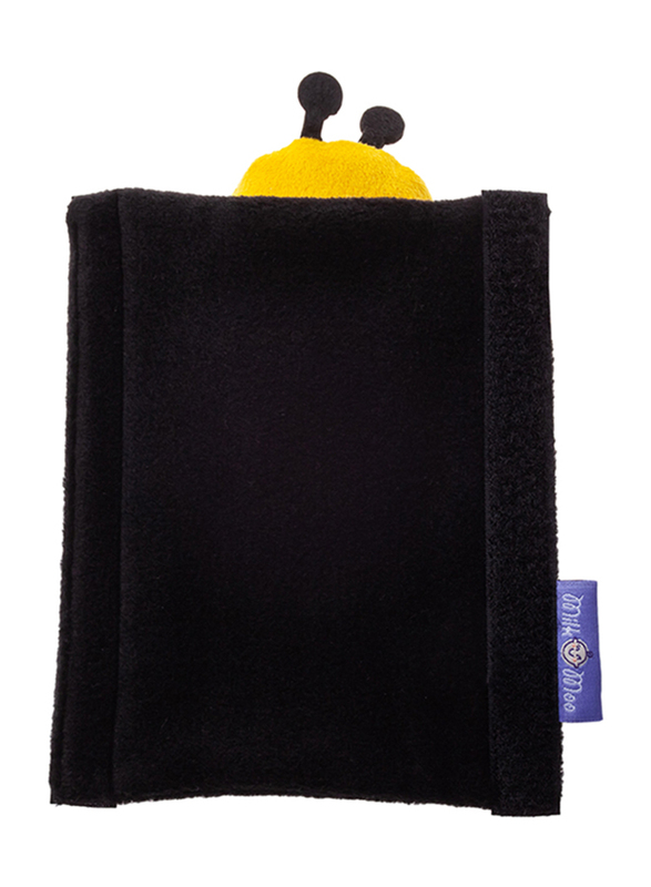 Milk & Moo Yellow Buzzy Bee Seatbelt Covers for Kids, Multicolour