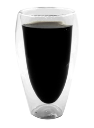 BiggTea 360ml Double Wall Glass, Clear