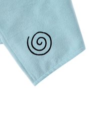 Milk & Moo Sangaloz Velvet Hooded Towel for Babies, Blue