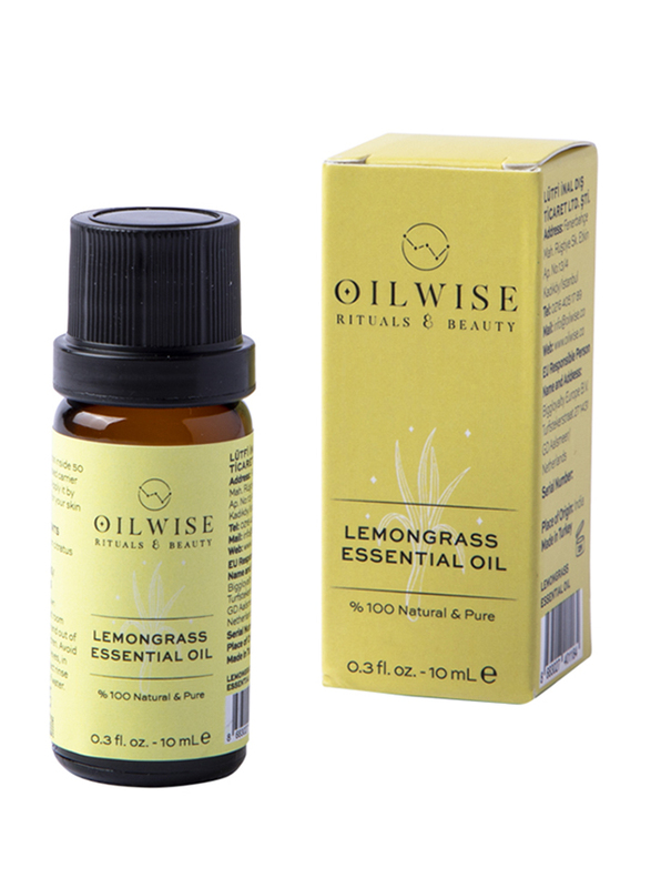 Oilwise Lemongrass Essential Massage Oil, 10ml