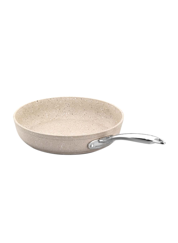 Korkmaz 28cm Non-Stick Granita Pan, A1266, 28x5.5 cm, Beige