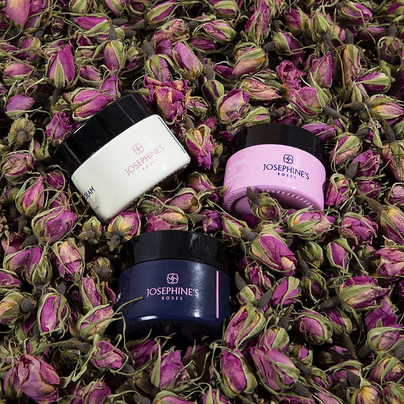 Josephine's Roses Facial Cream Set, 3-Pieces