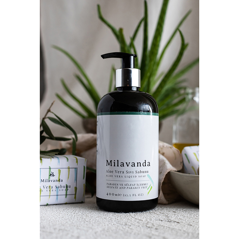 Milavanda Aloe Vera Liquid Hand Soap, 400ml