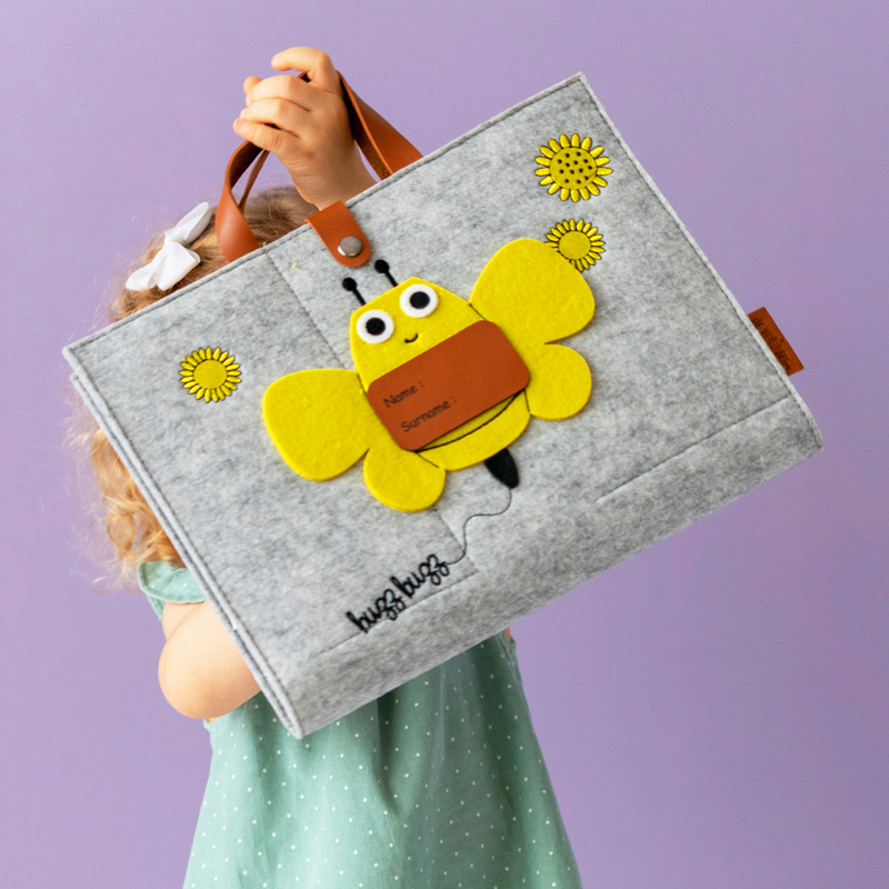 Milk & Moo Bee Activity Bag for Toddlers, Early Educational Learning for Basic Skills, 1-7 Year, Multicolour
