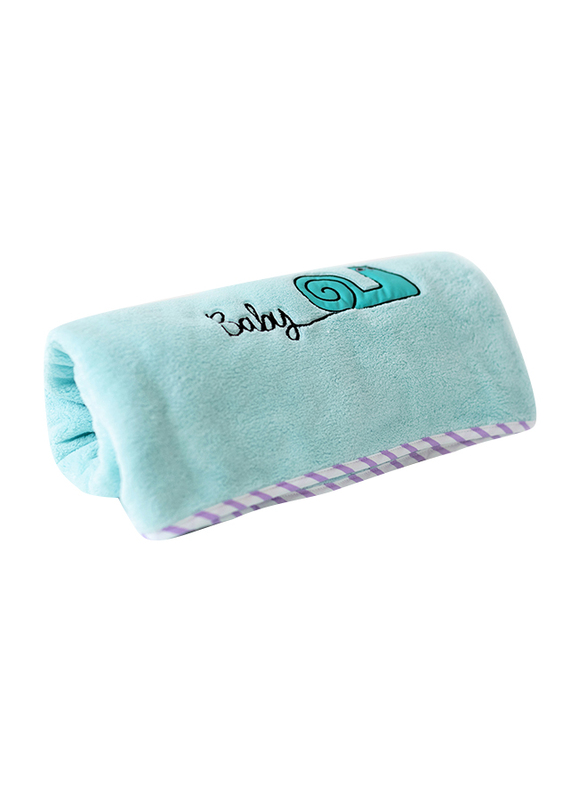 Milk & Moo Sangaloz Baby Blanket, 100% Oeko-Text Certified, Blue