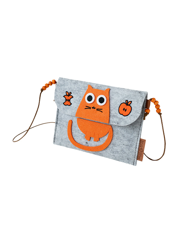 Milk & Moo Tombish Cat Kids Shoulder Bag, Special Design, Cross body and Handbag for Girls, Multicolour