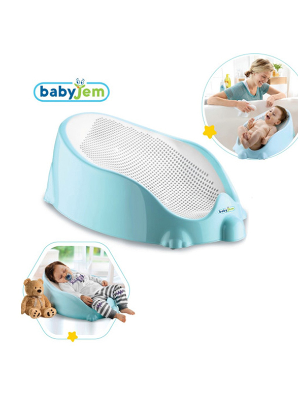 Babyjem Baby Bath Support, Newborn, Blue