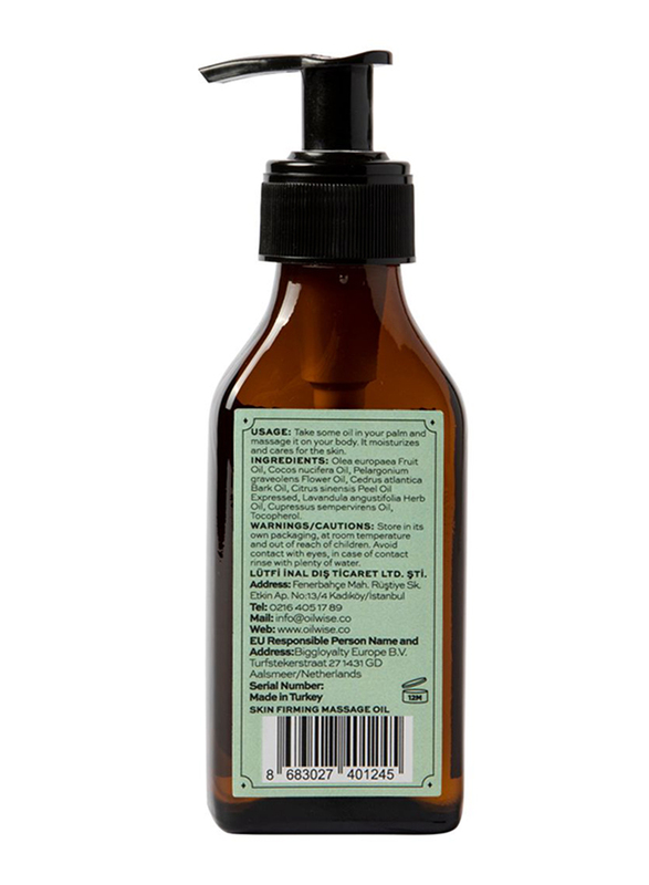 Oilwise Skin Firming Massage Oil, 100ml