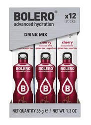 Bolero Advanced Hydration Sugar Free Cherry Fruit Flavoured Drink, 12 Sachets x 3ml