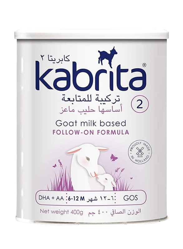 Kabrita 2 Goat Milk Based Follow-on Formula Milk, 400g