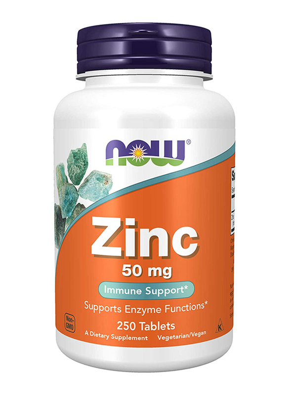 

Now Zinc 50mg Immune Support Dietary Supplement, 250 Tablets