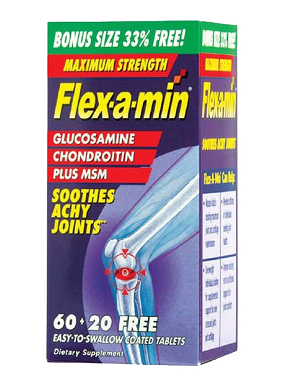 

Nature's Bounty Flex-A-Min Dietary Supplement, 80 Tablets