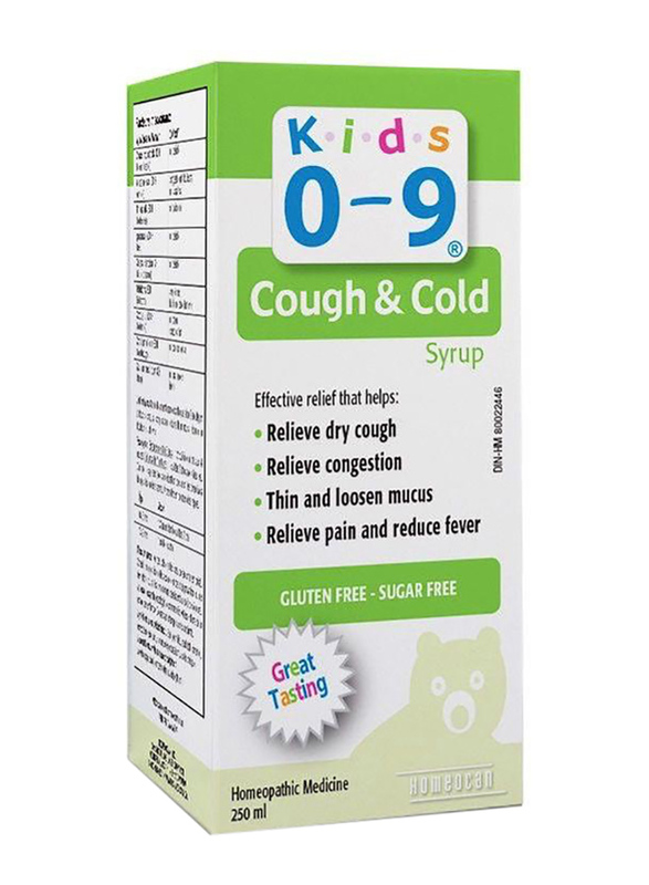 Kids 0-9 Cough & Cold Syrup, 100ml