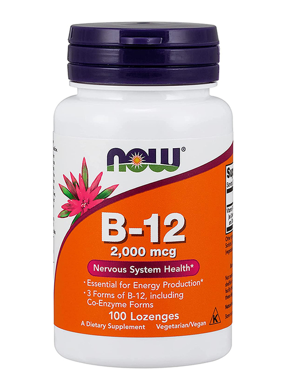 

Now B-12 2000Mcg Dietary Supplement, 100 Lozenges