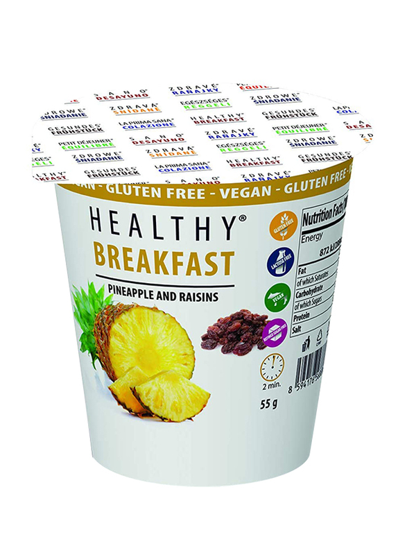 

Mesaverde Healthy Breakfast Oatmeal Pineapple and Raisins, 55g