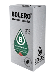 Bolero Advanced Hydration Sugar Free Watermelon Fruit Flavoured Drink, 12 Sachets x 3ml
