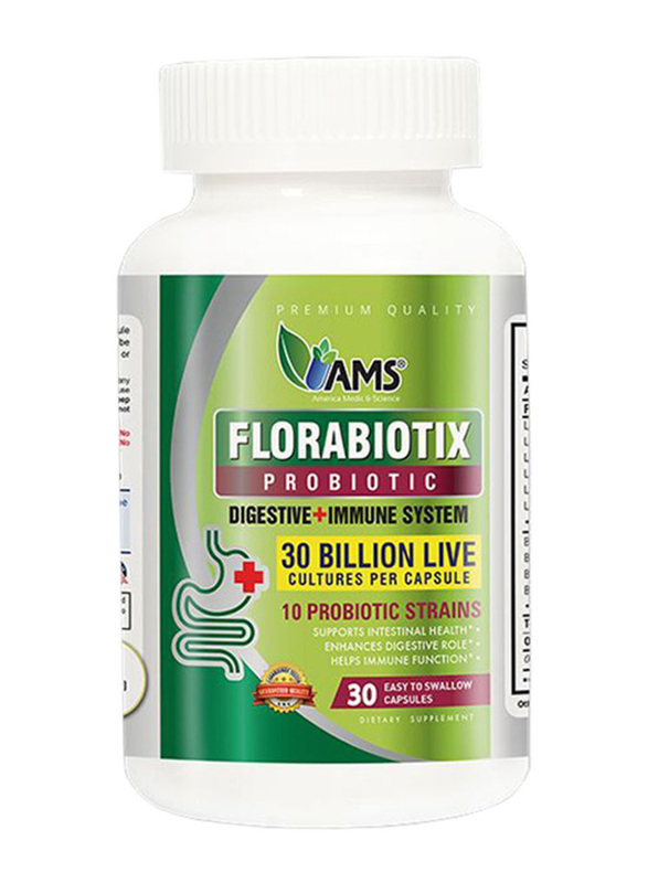 

Ams Florabiotix Probiotic Dietary Supplement, 30 Capsules