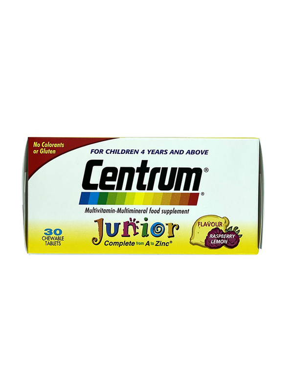 

Centrum Junior Multivitamin Food Supplement, 30 Chewable Tablets