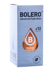Bolero Advanced Hydration Sugar Free Mango Fruit Flavoured Drink, 12 Sachets x 3ml