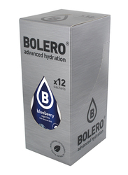 Bolero Advanced Hydration Sugar Free Blueberry Fruit Flavoured Drink, 12 Sachets x 3ml