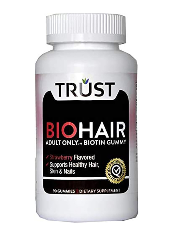 

Trust Biohair Adult Biotin Dietary Supplement, 90 Gummies