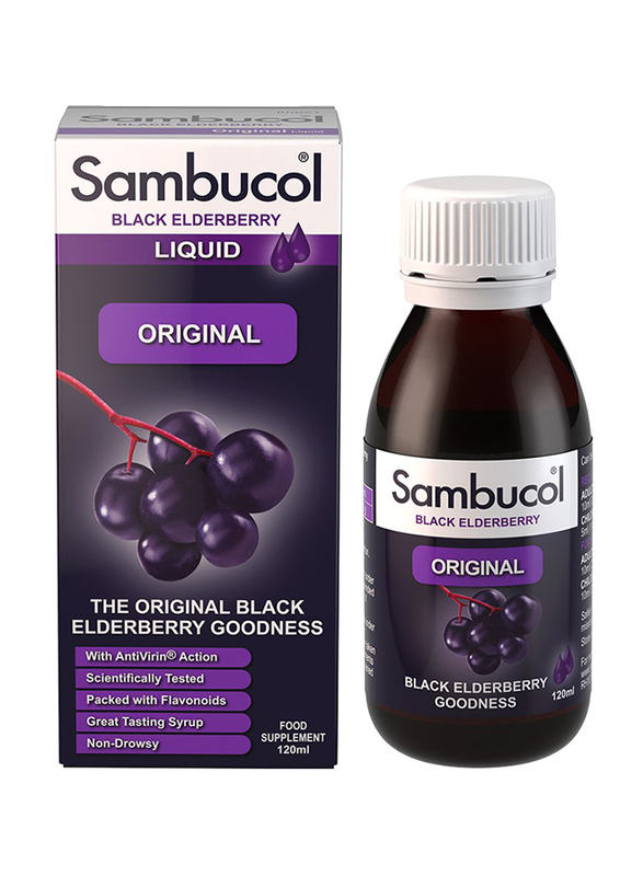 

Sambucol Original Black Elderberry Food Supplement, 120ml