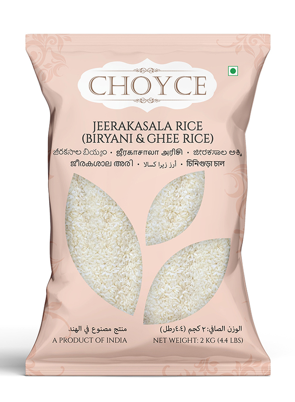 

Choyce Jeerakasala Rice (Biryani & Ghee Rice), 2 Kg