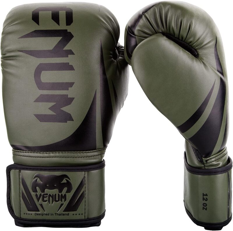 

Venum 8-Oz Challenger 2.0 Boxing Gloves, Khaki/Black