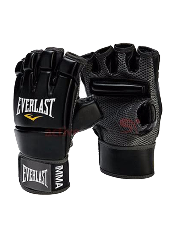 

Everlast Free Size MMA Kickboxing Gloves, EVER 4402B, Black