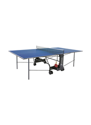 Garlando Challenge Indoor Foldable Table Tennis Table with Wheels, GDC-273i, Blue