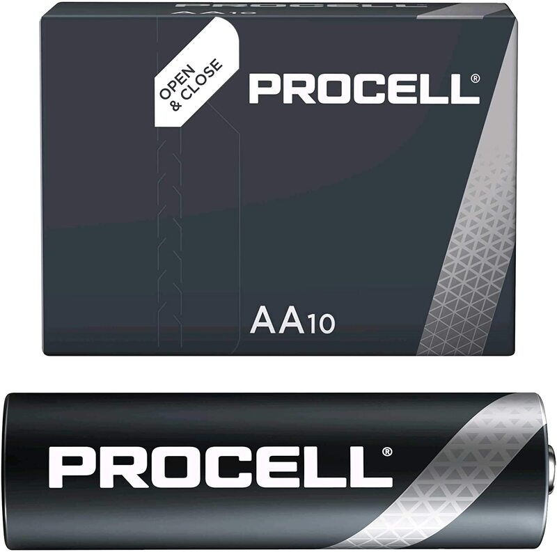

Duracell Industrial AAA Batteries, 10 Pieces, Black