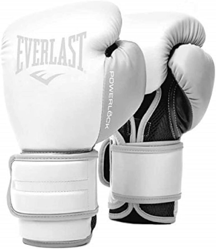 

Everlast 14-Oz Powerlock 2 Training Gloves, White