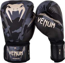 Venum 497-16-OZ Impact Boxing Gloves, Blue/Black